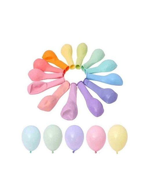 Pazariz Pazariz Karışık Makaron Balon 100Lü /12İnç/ Bmb1000T122395