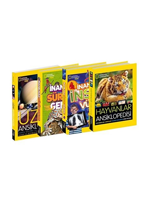 National Geographic Kids Ansiklopedi Seti (4 Kitap) - Kolektif