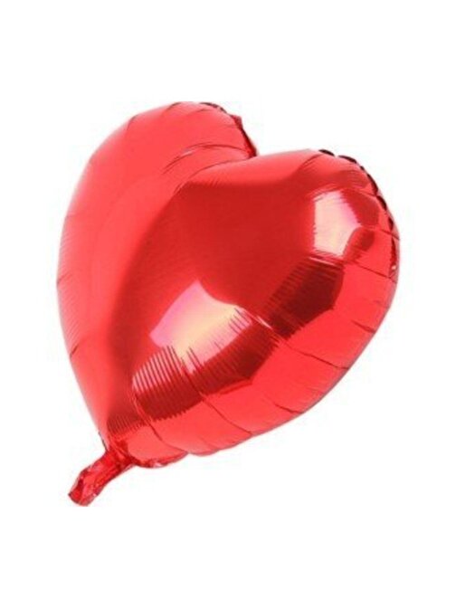 Pazariz Pazariz Cakes Party Kalp Balon Folyo Kırmızı 45 Cm 18 Inç 100 Adet