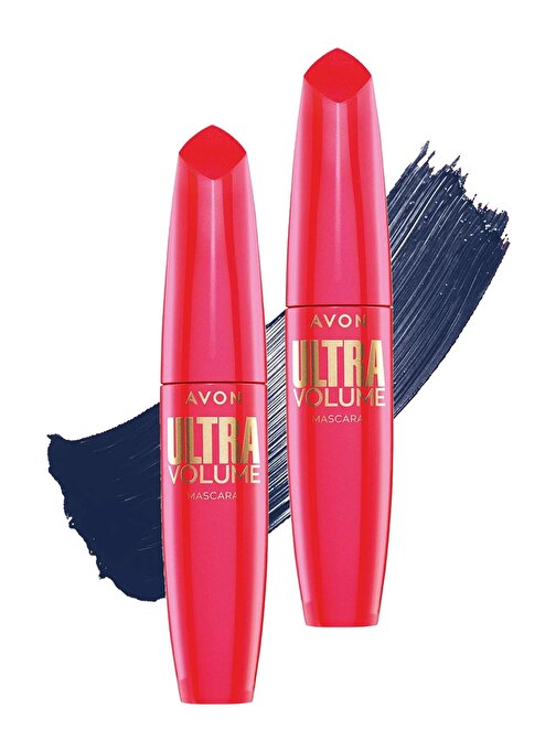 Avon True Colour Ultra Volume Lash Magnify Mascara Navy İkili Set