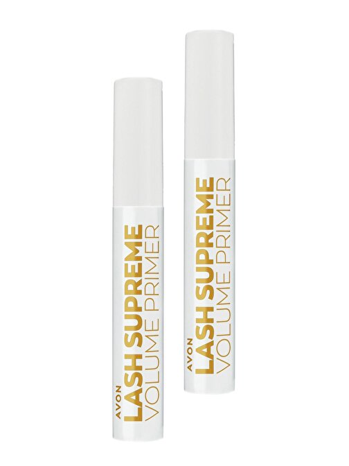 Avon Lash Supreme Volume Primer Maskara Bazı 7.5 Ml. İkili Set