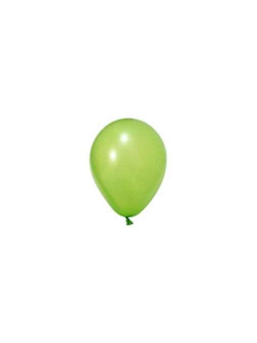Pazariz Pazariz 12" Baskı Balonu Metalik Açık Yeşil 100' Lü