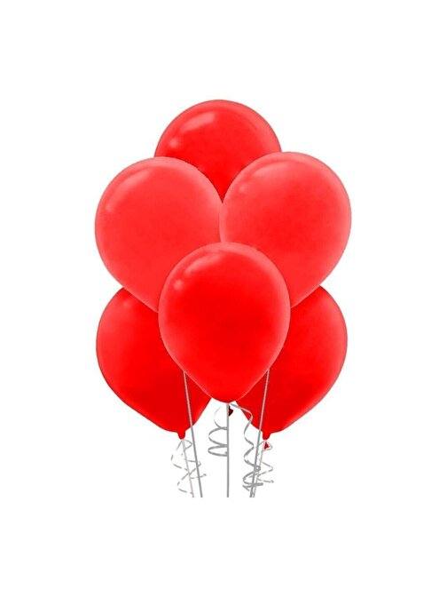 Pazariz Pazariz Pastel Kırmızı Balon 100'Lü