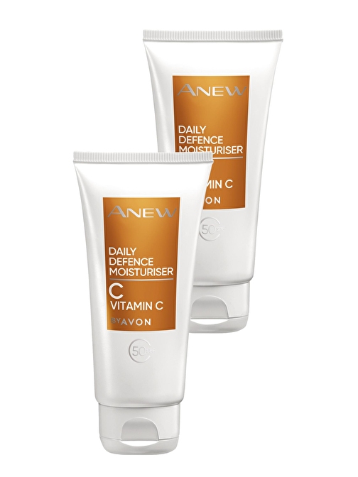 Avon Anew Daily Defence Moisturiser Spf 50 Korumalı Nemlendirici Losyon 50 Ml. İkili Set