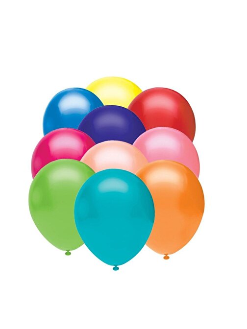 Pazariz Pazariz Karışık Baskısız Pastel Balon 100'Lü 12 Inç