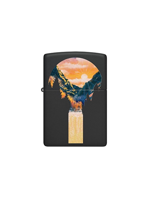 Zippo Çakmak 48676 Mountain Waterfall Design