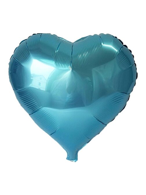Pazariz Pazariz Açık Mavi Kalp Folyo Balon 45 Cm.