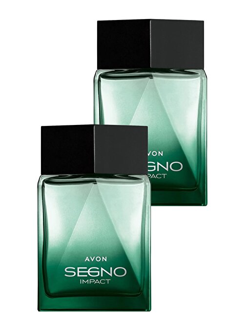 Avon Segno Impact Erkek Parfüm Edp 75 Ml. İkili Set