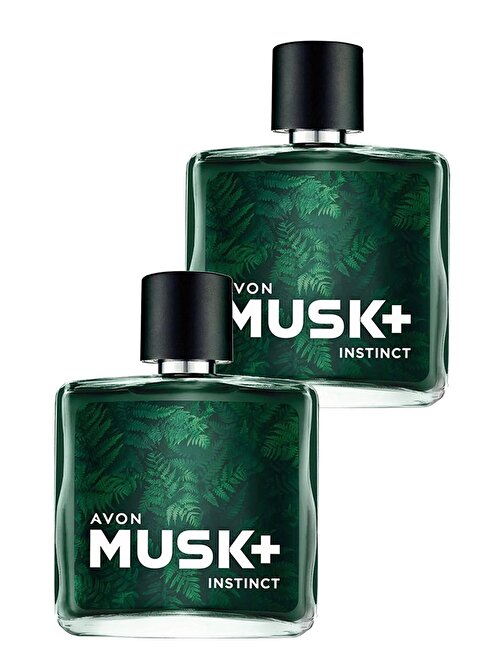 Avon Musk Instinct Erkek Parfüm Edt 75 Ml. İkili Set