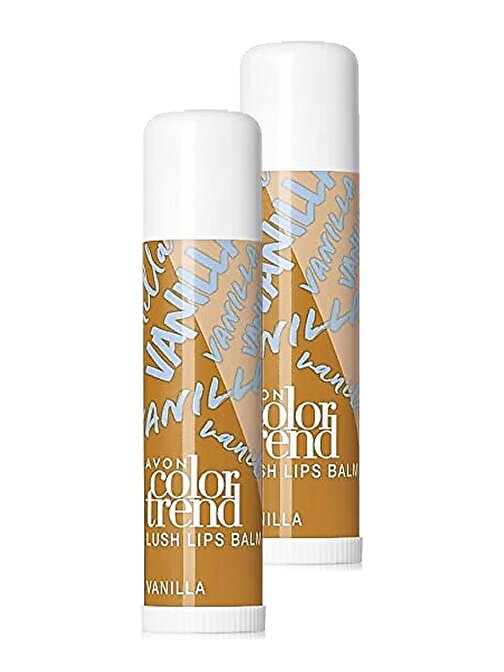 Avon Color Trend Lush Dudak Balmı Spf15 - Vanilla İkili Set