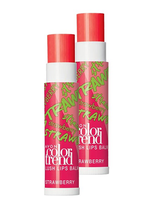 Avon Color Trend Dudak Balmı Strawberry İkili Set