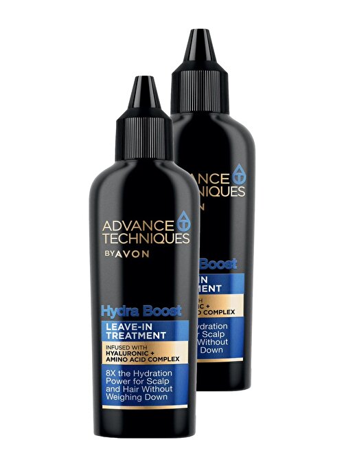 Avon Advance Techniques Hydra Boost Nemlendirici Durulanmayan Saç Bakım Kremi 50 Ml. İkili Set
