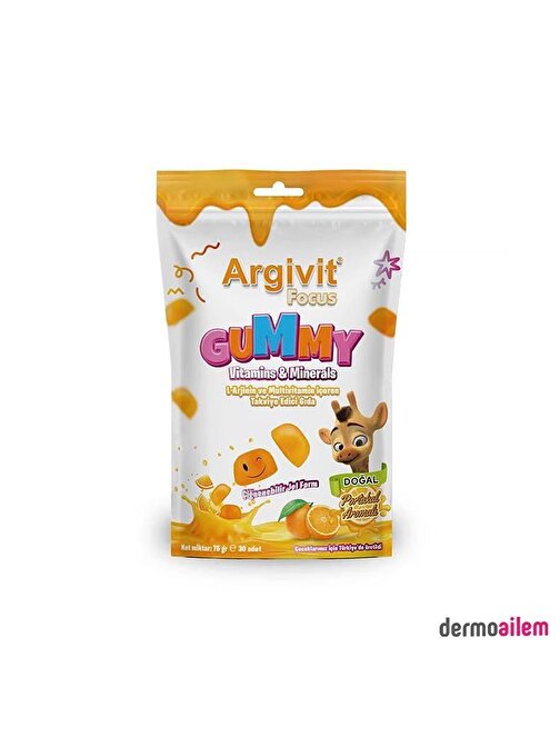 Argivit Focus Gummy 30 Çiğnenebilir Form