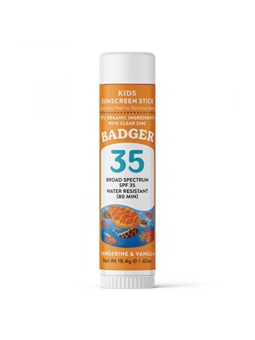 Badger Clear Zinc Çocuk Güneş Kremi Stick Spf 35 18 gr