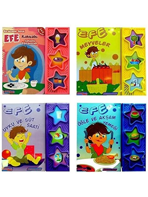 Efe Serisi Eğitici Sesli Kitaplar (4 Kitap) - Kolektif