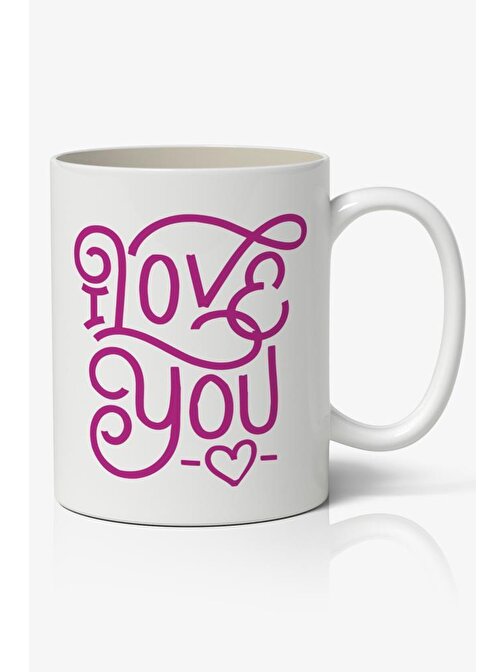 Sevgiliye Özel Sevgililer Günü Baskılı Kupa Bardak Kahve Kupa Bardak Model 8