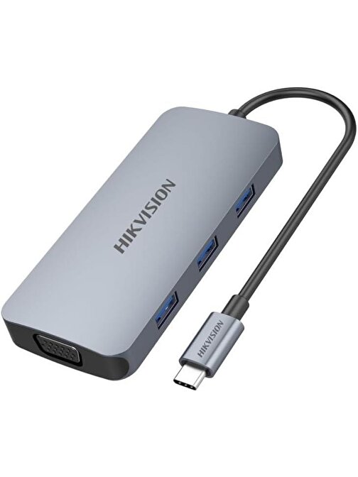 Hikvision HS-HUB-DS801 8 Port Usb 3.0 Port Type-C Dönüştürücü