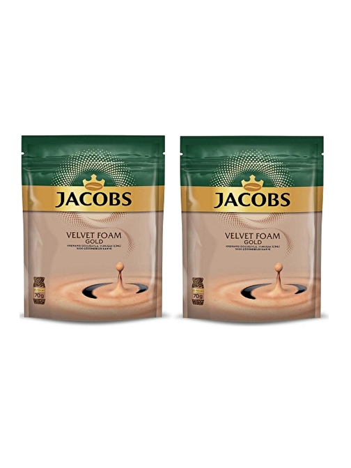 Jacobs Velvet Foam Gold 70 Gr Poşet X 2 Adet