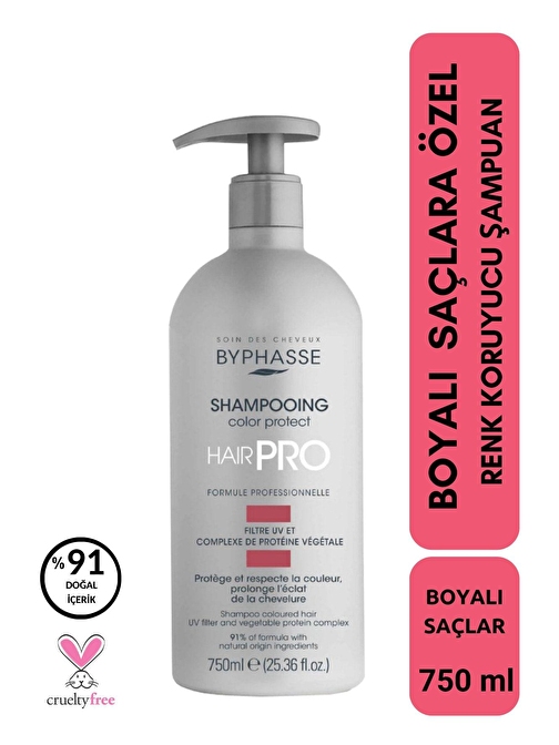 Hair Pro Boyalı Saçlara Özel Renk Koruyucu Şampuan 750ml