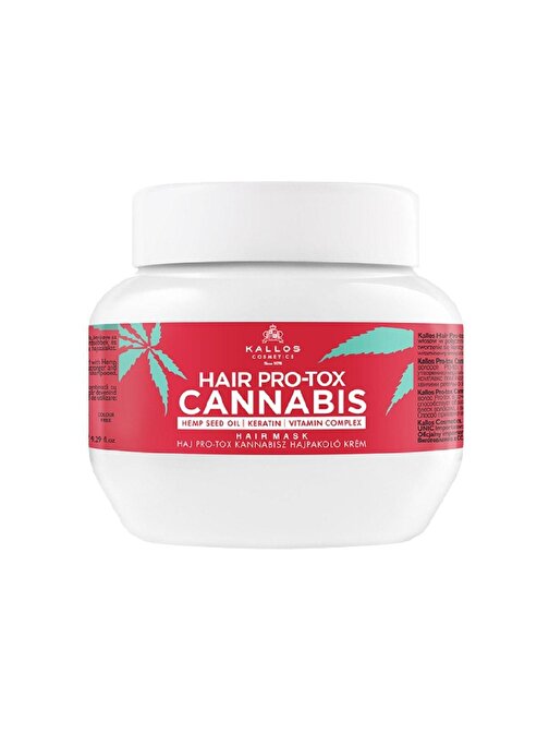Haır Pro-tox Cannabis Kenevir Tohumu Yağı, Keratin Ve Vitamin Kompleksi Içeren Saç Maskesi 275ml