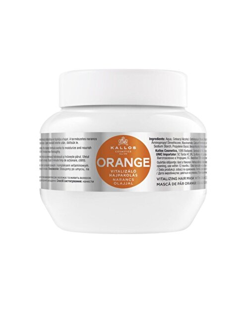 Orange Vitalizing Portakal Yağı Içerikli Canlandırıcı Saç Bakım Maskesi 275ml