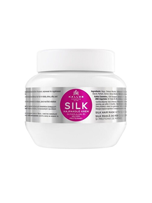 Sılk Hair Mask Kuru Mat Ve Cansız Saçlar Için Zeytinyağlı Ve Ipek Proteinli Saç Bakım Maskesi 275ml