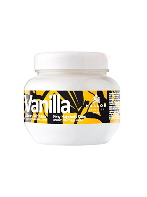 Vanilla Kuru Ve Mat Saçlar Için Vanilya Özlü Işıltı Verici Saç Bakım Maskesi 275ml