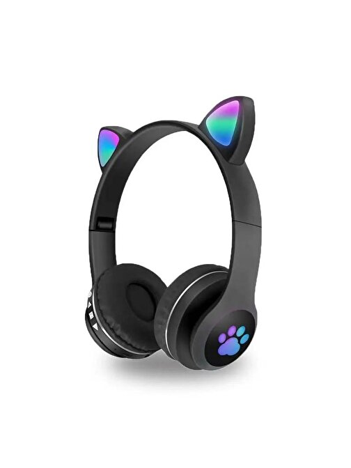 Concord VZV23M Radyolu Işıklı Kedi Kulak Bluetooth Kulaklık