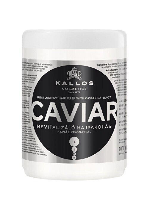 Caviar 1000ml Havyar Özlü Onarıcı Saç Bakım Maskesi