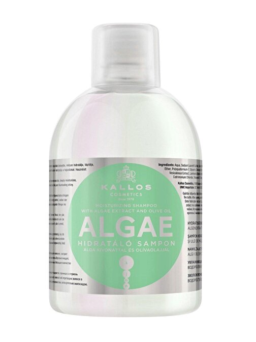 Algae 1000ml Yosun Özlü Ve Zeytinyağlı Nemlendirici Şampuan