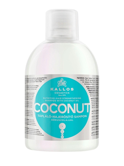 Coconut 1000ml Hindistan Cevizi Yağlı Saç Güçlendirici Şampuan