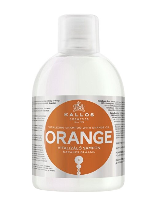Orange 1000ml Portakal Yağı Içerikli Canlandırıcı Şampuan
