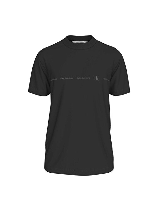 Calvin Klein Jeans Düz Siyah Erkek T-Shirt J30J324668BEH