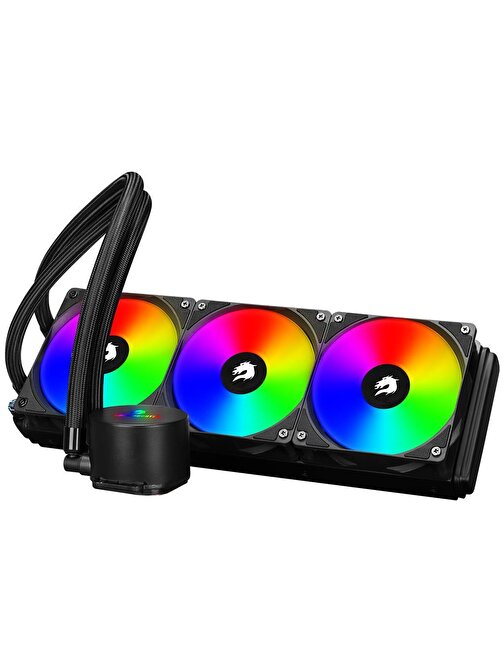 GAMEBOOSTER GB-LCS-SC360 TITAN Intel 1700/AMD AM5 Serisi 360 mm Rainbow Fanlı Sıvı Soğutma