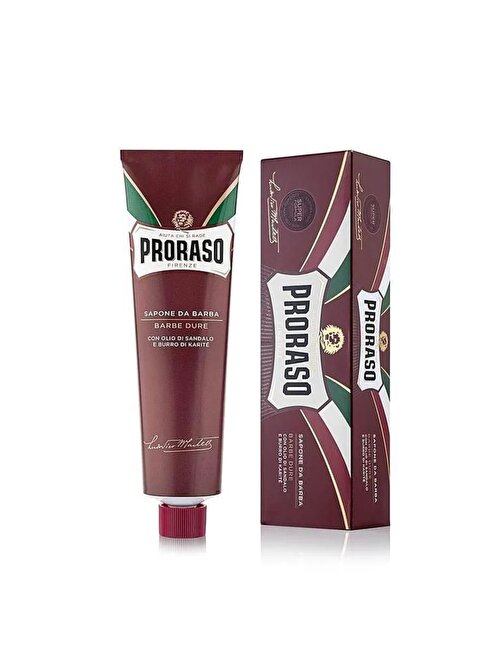 Proraso Shaving Cream Coarse Beards 150 ml Sandal Ağacı Özlü Tıraş Kremi