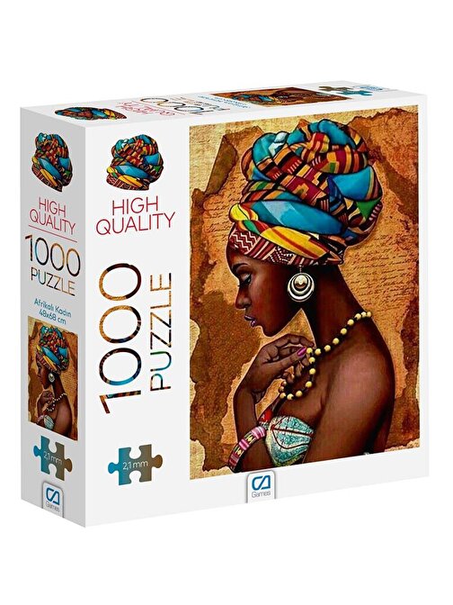 Ca Puzzle 1000 Parça Afrikalı Kadın 7041