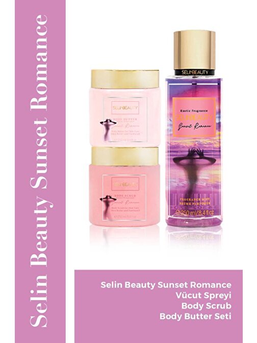 Selin Beauty Exotic Sunset Romance 3 lü Set
