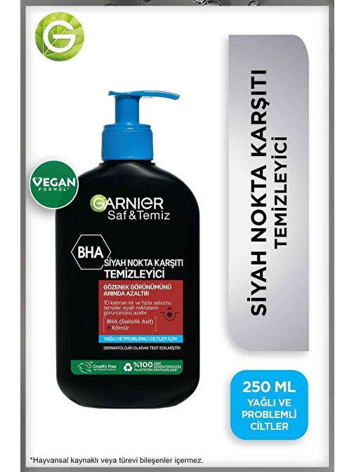 GarnierSaf&Temiz Siyah Nokta Karşıtı Temizleyici 250ml