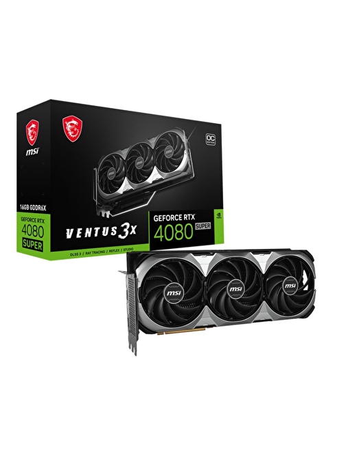 MSI GeForce RTX 4080 SUPER VENTUS 3X OC 16GB GDDR6X 256 Bit Ekran Kartı