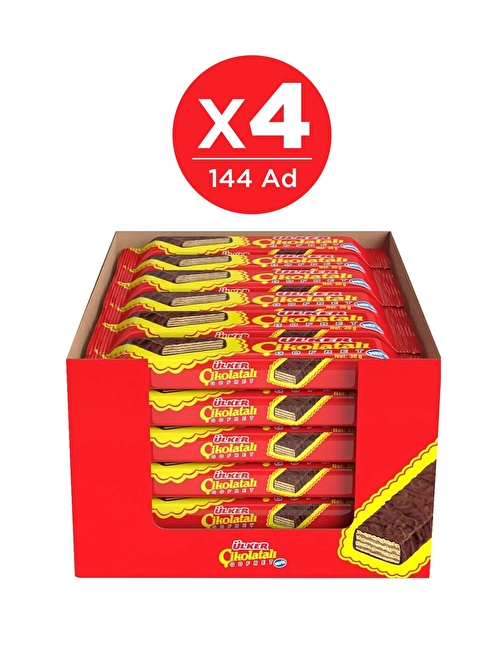 Çikolatalı Gofret 36 Gr / 36 Lı X 4 Kutu (144 Adet)