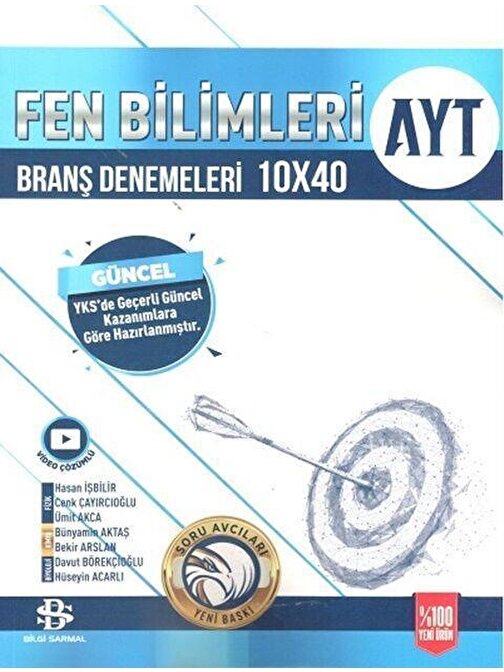 AYT Fen Bilimleri 10 x 40 Branş Denemeleri Bilgi Sarmal