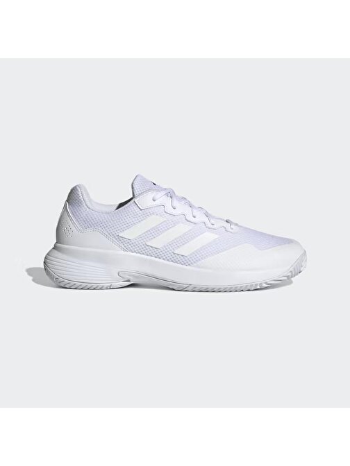 Adidas IG9568 GameCourt 2.0 Erkek Beyaz Tenis Ayakkıbısı