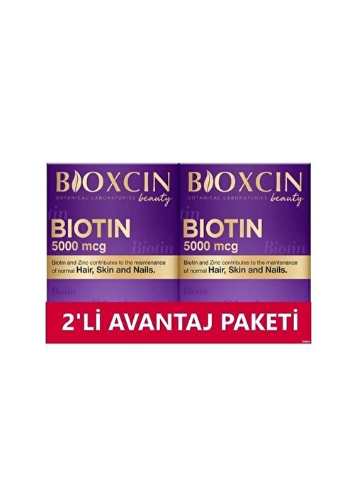 Bioxcin Biotin 5000 Mcg 30 Tablet 1 Alana 1 Bedava