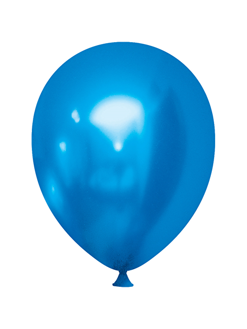 Krom Balon 12" Baskısız 50li -Açık Mavi-