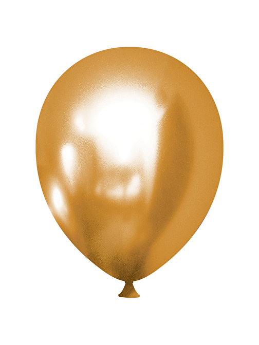 Krom Balon 5" Baskısız 50li - Altın-