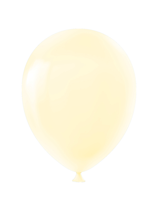Makaron Balon 5" Baskısız 50li -Sarı-