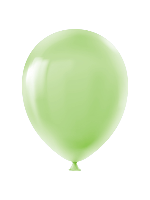 Pastel Balon Baskısız 100lü -Açık Yeşil-