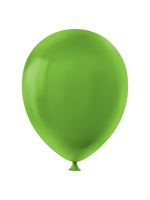 Pastel Balon Baskısız 100lü -Koyu Yeşil-
