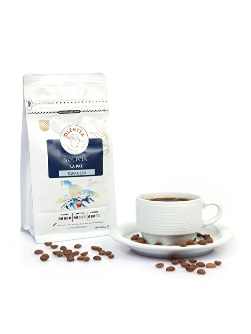 Pure OLENTİA Bolivia La Paz Expresso Kahve 250 Gr (ÇEKİRDEK)