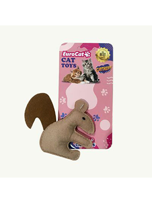 EuroCat Toys Peluş Sincap Kedi Oyuncağı